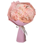 букет из 7 розовых гортензий