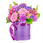 Цветы в коробке Вишневое вдохновение