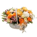Корзина с цветами Легкий вальс
