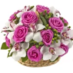 Корзина с цветами Поля любви